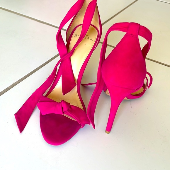 Alexandre Birman fuccia tie strap sandals - Picture 2 of 7